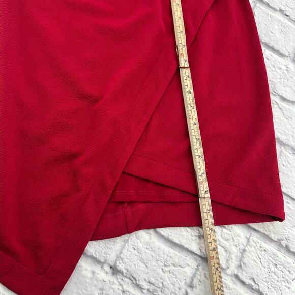 LEITH NORDSTORM Crossver Asymmetric Open Back Sheath Dress Pink Medium NWT - Picture 8 of 9